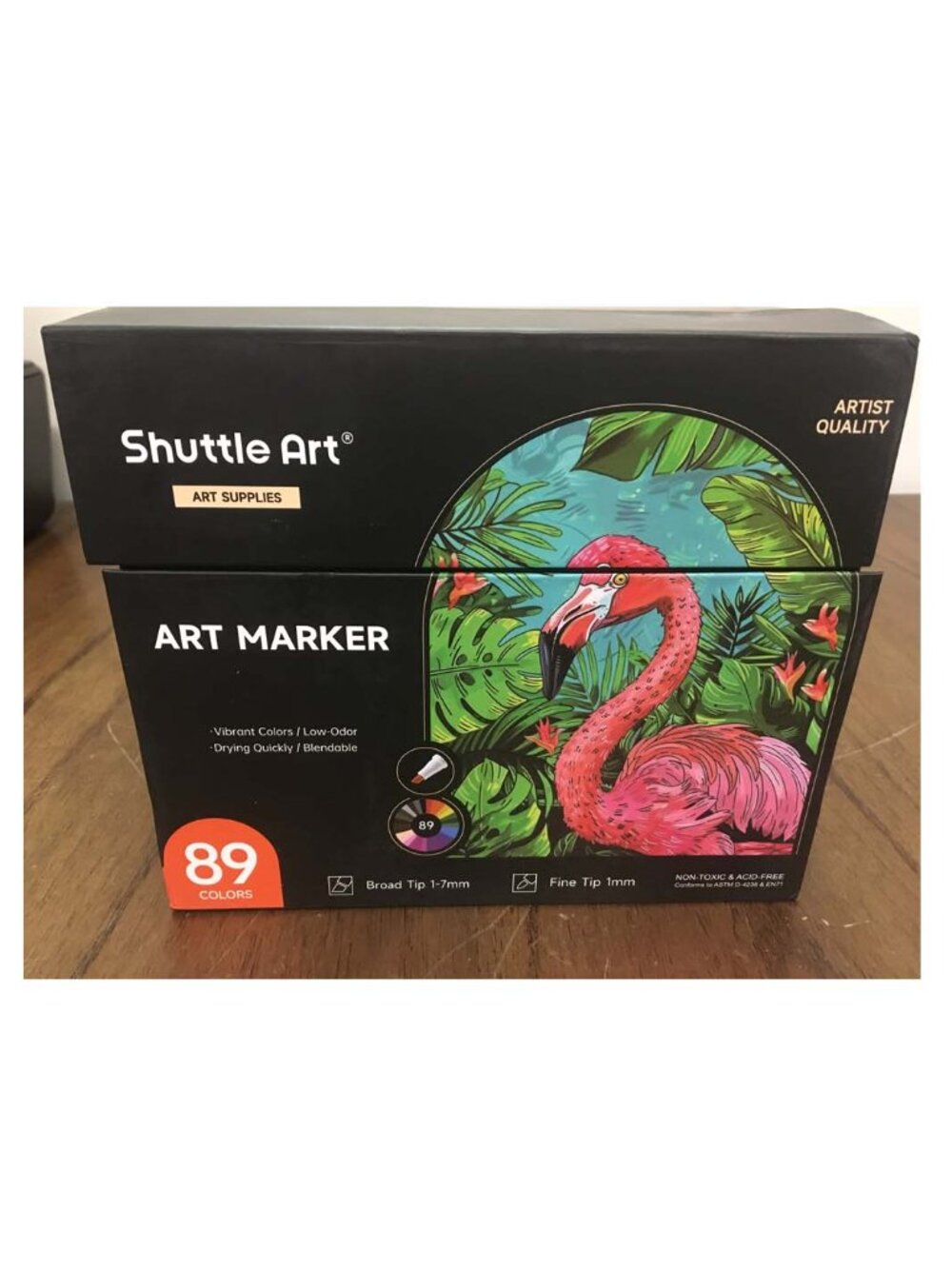 Shuttle Art Marker Set - 89 Colors Multicolor Palette